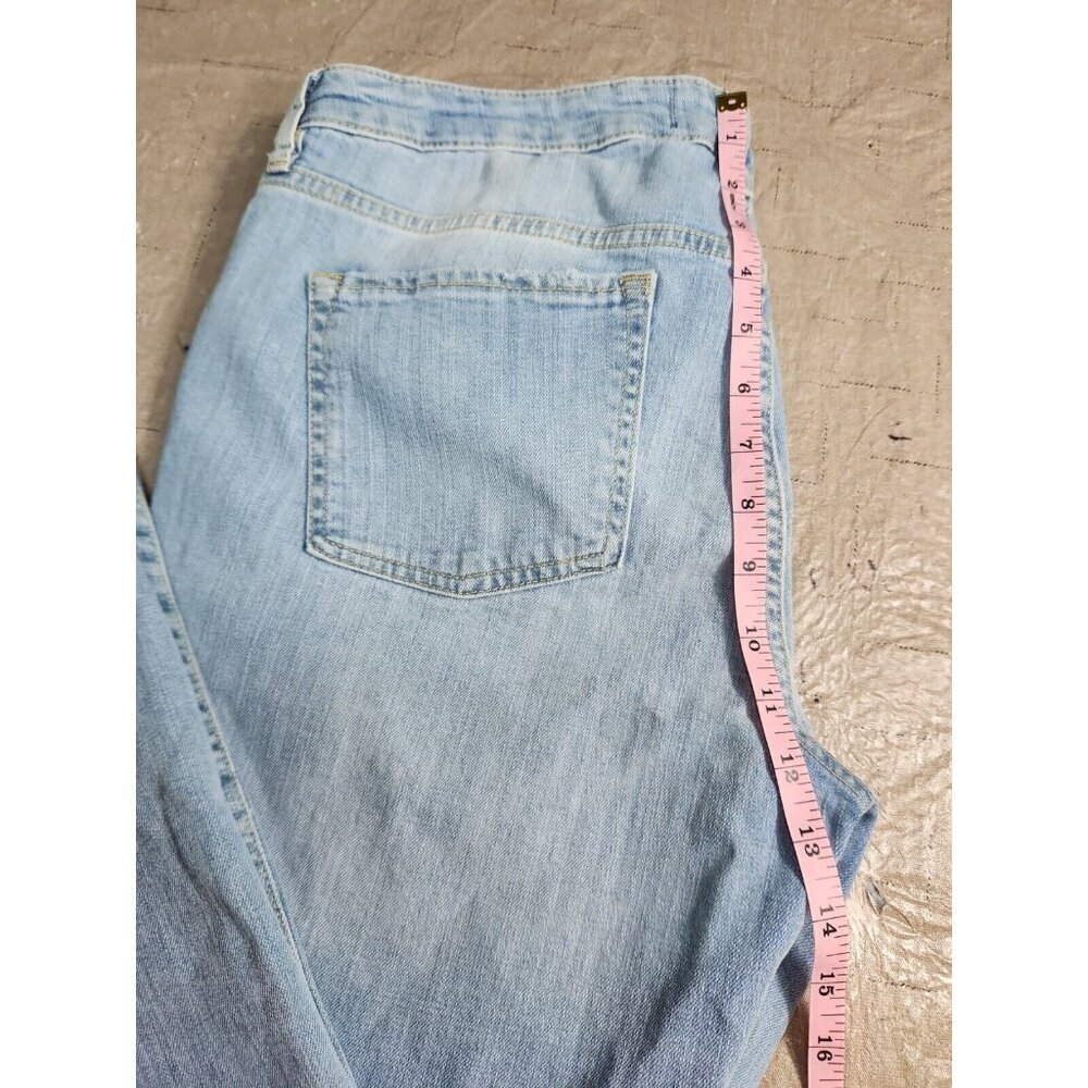 We The Free X Free People Womens Size 31  Boyfriend Jean in etna blue --16 - Picture 5 of 12